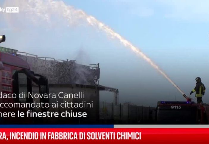 Incendio San Pietro Mosezzo: indagano Carabinieri e Procura, bloccato sversamento di acque
