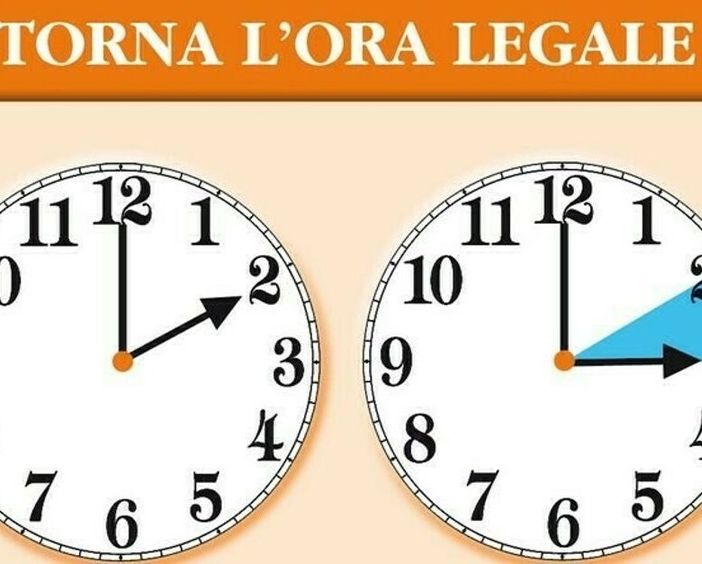 Torna l'ora legale: alle 2 di domenica 26 marzo orologi avanti di sessanta minuti