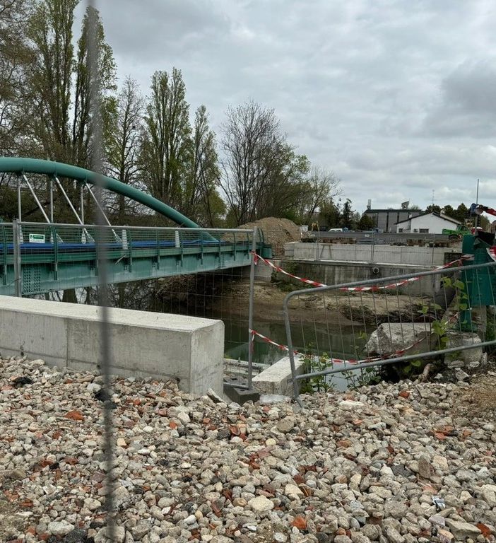 Arrivato a Novara il nuovo ponte del Terdoppio. FOTO