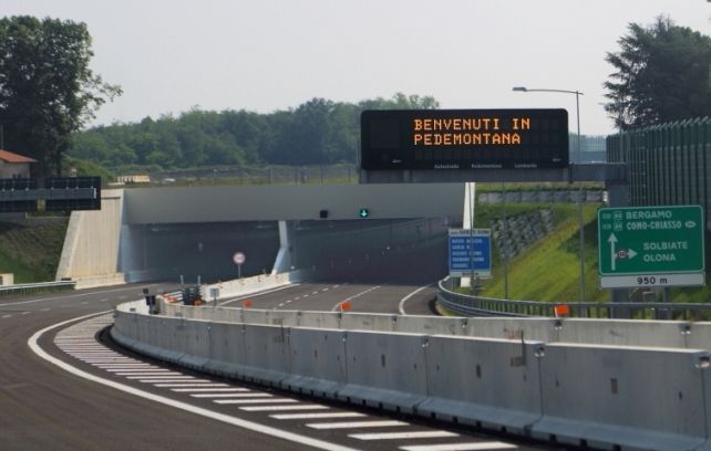 Autostrada Pedemontana: il pedaggio si paga anche sul sito web di Poste Italiane