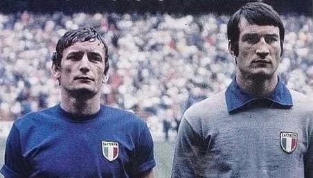 Gigi Riva e Ricky Albertosi in azzurro