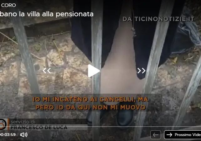 Fuori dal Coro a Magenta per la villetta occupata, il servizio di Mediaset realizzato con gli articoli di Ticino Notizie.it