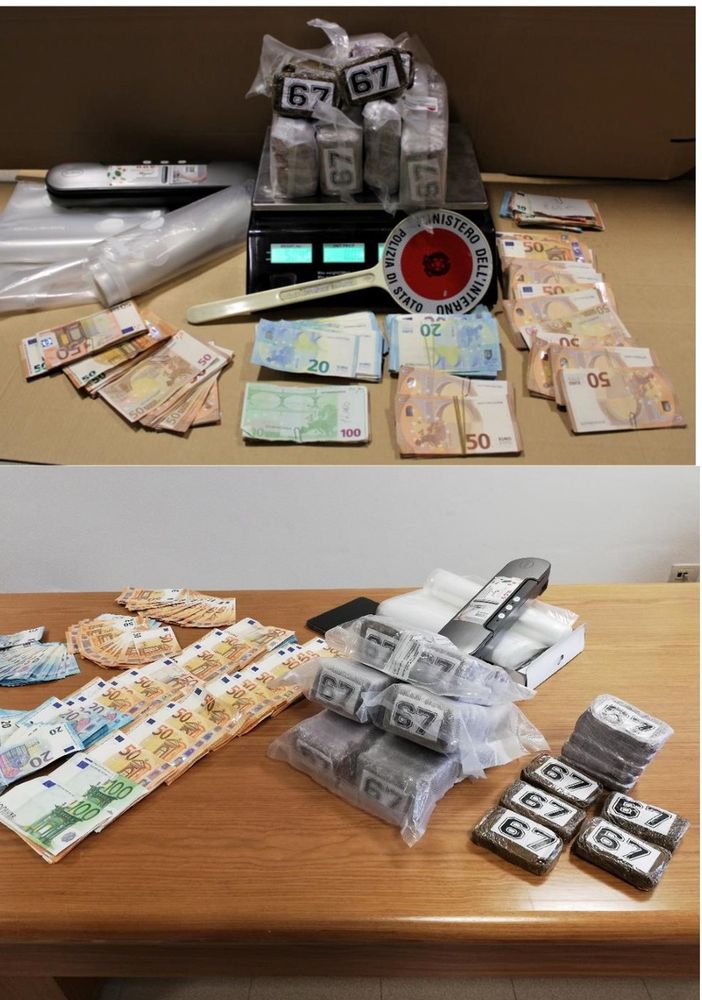 Vigevano: sequestrati 5 chili di hashish e 25mila euro, in manette un 52enne