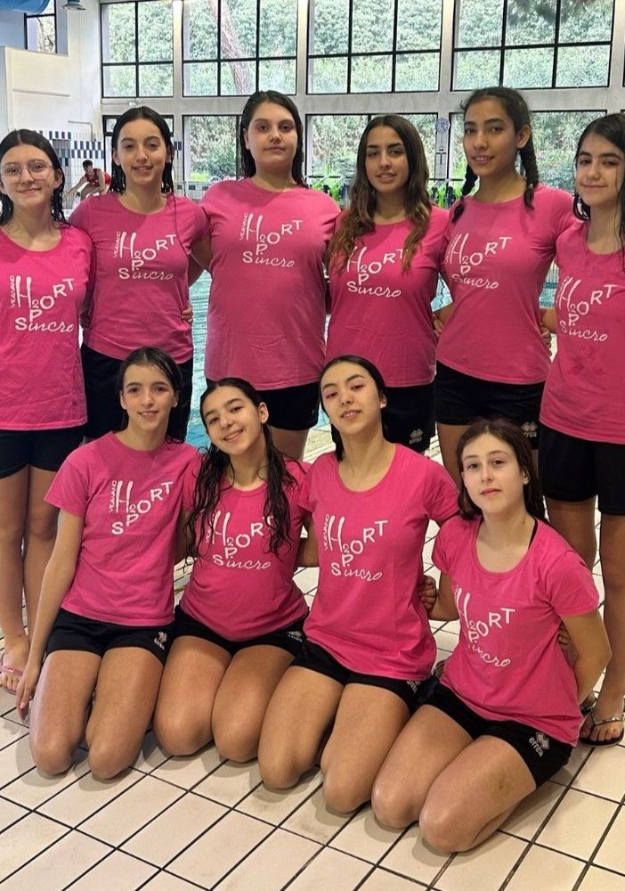 Nuoto Artistico, le atlete dell'H2Sport Vigevano sfiorano il podio nel libero combinato