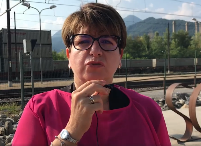 La sindaca di Borgo San Dalmazzo Roberta Robbione