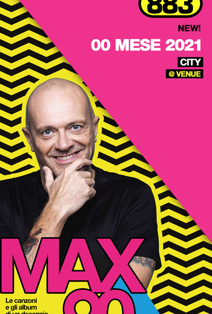 Max Pezzali sarà a Vercelli con il tour Max90 Live