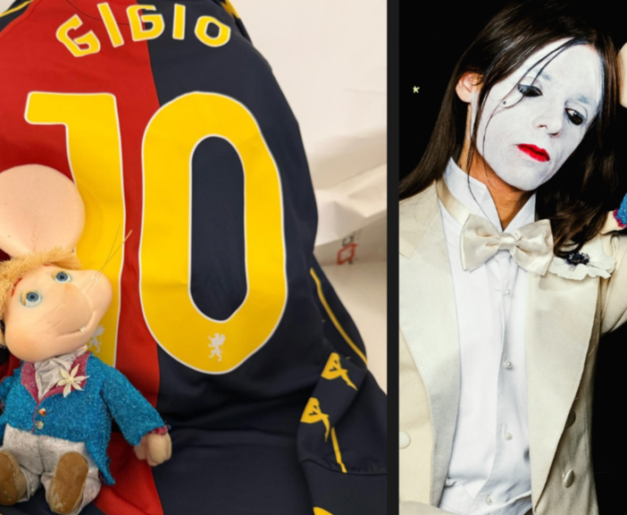 Topo Gigio, dopo il successo al Teatro Ariston l’omaggio del Genoa: per lui una maglia rossoblù speciale