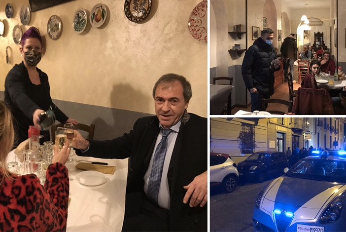 Torino: la polizia ferma la cena “IoApro” e multa i clienti, lacrime per la titolare. “Questa è la nostra fine”