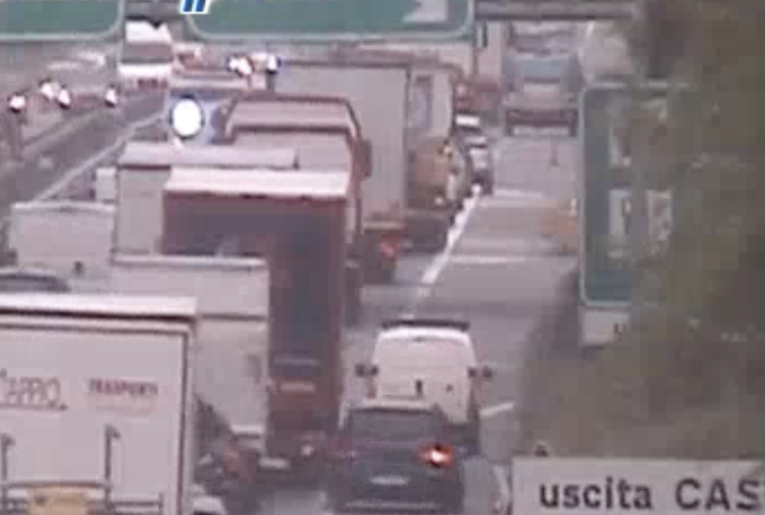 La situazione del traffico in A8 vista dalle webcam di Autostrade per l'Italia
