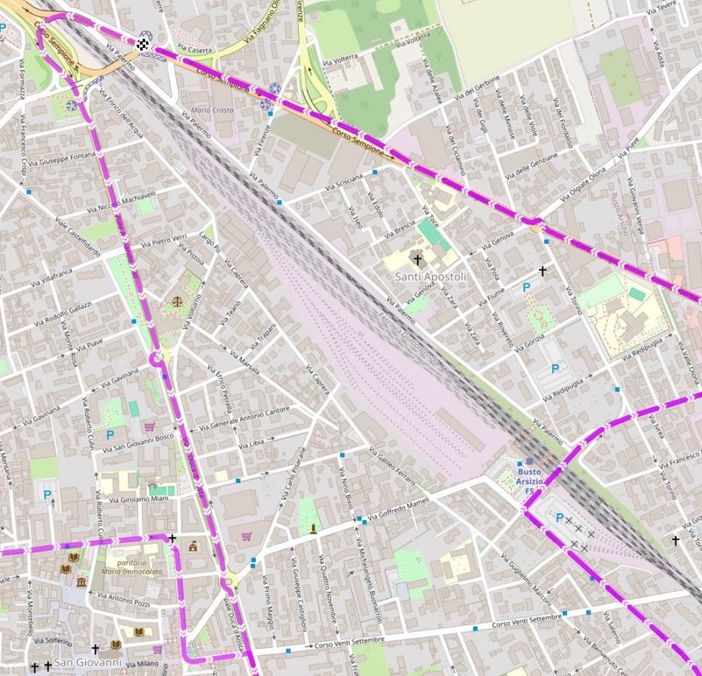 LA MAPPA. Martedì arriva la Tre Valli a Busto Arsizio: tutti i divieti minuto per minuto
