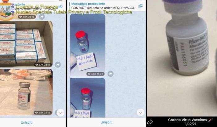 Vaccini a 150 euro su Telegram: commercio illegale stroncato da Procura Milano e GDF