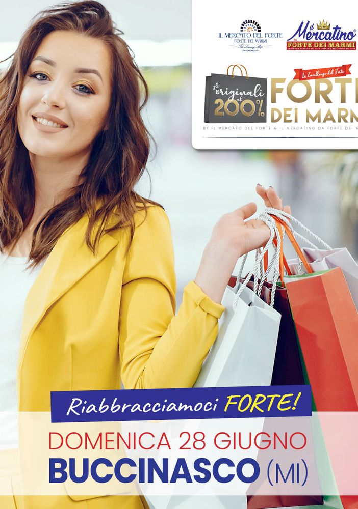 Torna in Lombardia il mercatino da Forte Dei Marmi