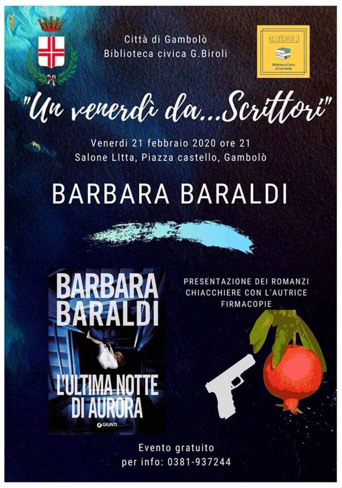 L’INTERVISTA: Gambolò, sale l’attesa per la presentazione del libro di Barbara Baraldi