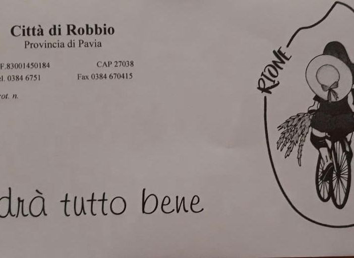 Robbio, bellissimo gesto del rione Campagnola. Donate ai propri contradaioli delle mascherine