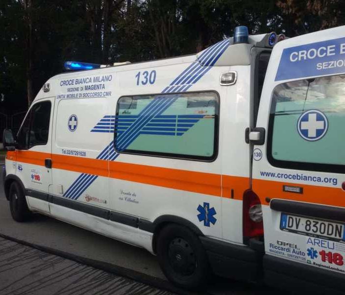 Vittuone: tamponamento tra camion e furgone, un ferito