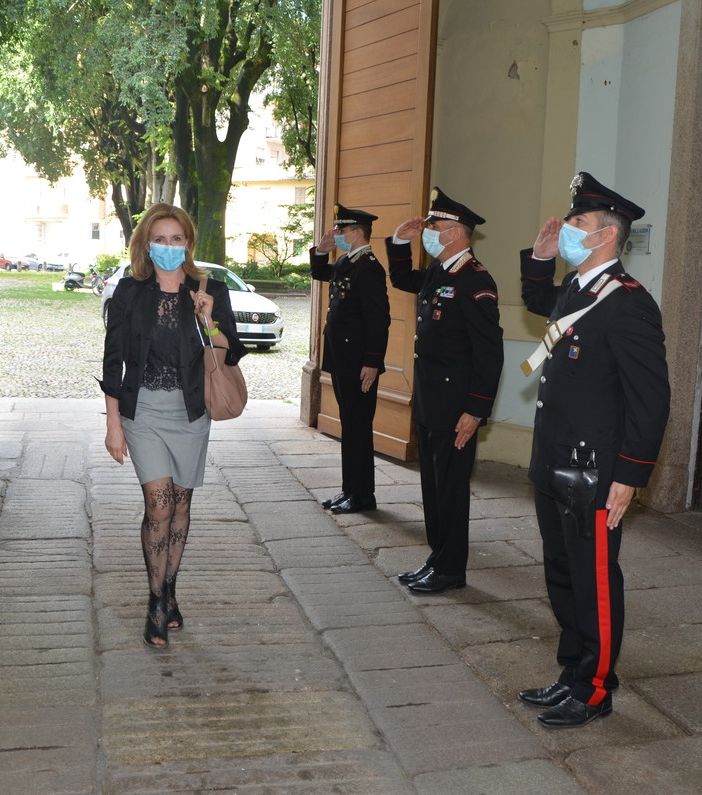 Pavia: il Prefetto Rosalba Scialla in visita al comando provinciale dei Carabinieri