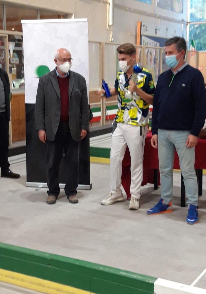 Voghera: all'istituto &quot;Pascal&quot;, Davide Coscia vince la medaglia d'argento ai campionati nazionali juniores di bocce