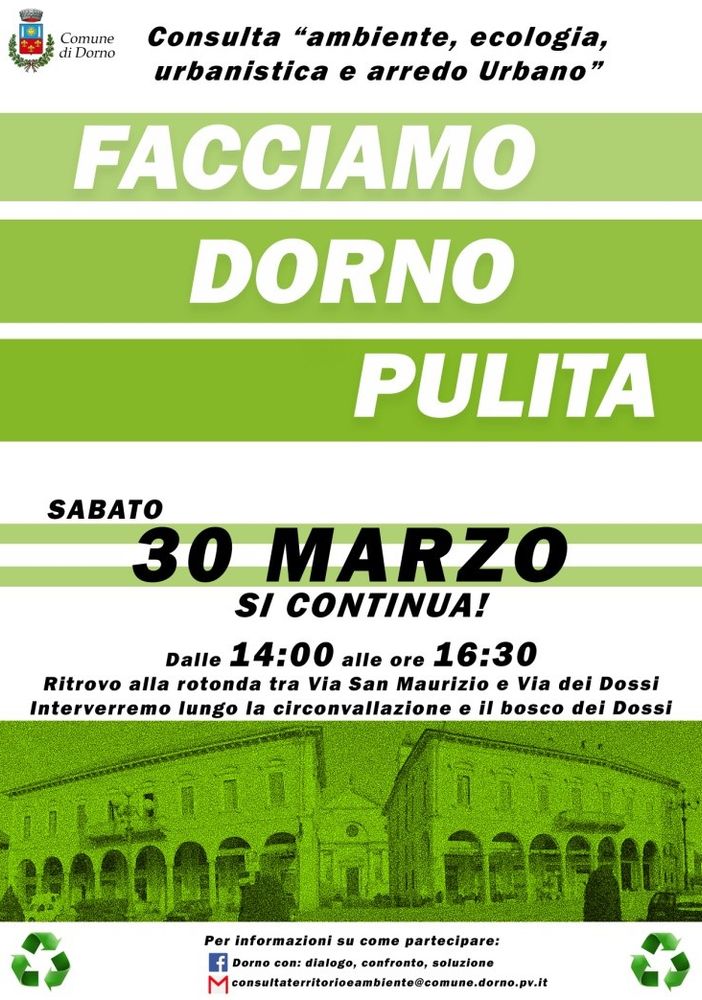 I volontari di “Facciamo Dorno pulita” sono ormai una realtà