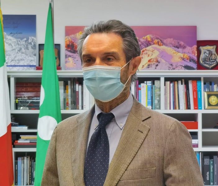 Fontana: «Non capisco perché la zona gialla inizia lunedì e non domenica»