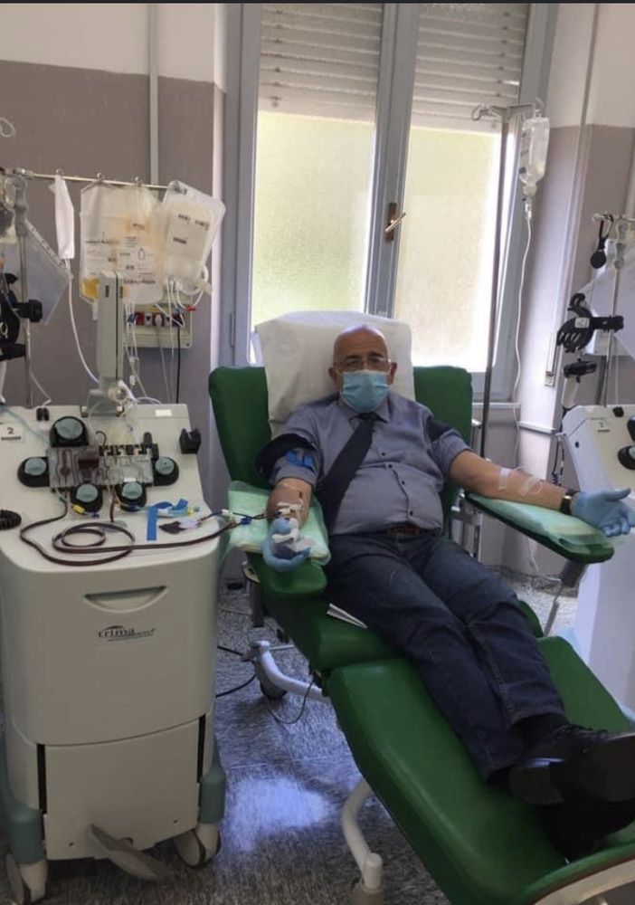 Mortara, il sindaco e l’assessore Granelli donano il plasma. Facchinotti: “Chi ha sviluppato anticorpi, lo faccia”