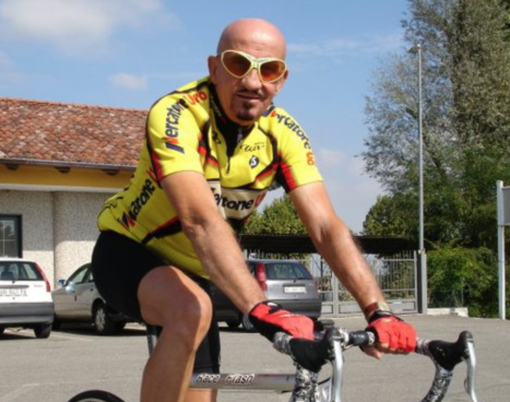 Giuseppe Andrini, il sosia vercellese di Pantani