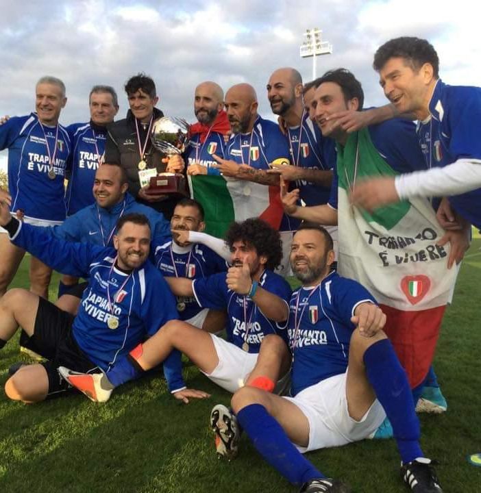 Cassolnovo, Alessandro Abbate sul tetto d’Europa con la nazionale italiana di calcio trapiantati