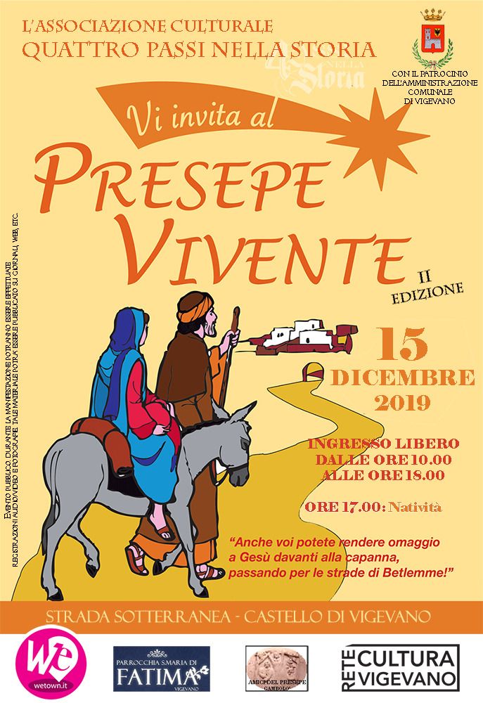 Vigevano, in strada sotterranea il &quot;Presepe Vivente&quot;