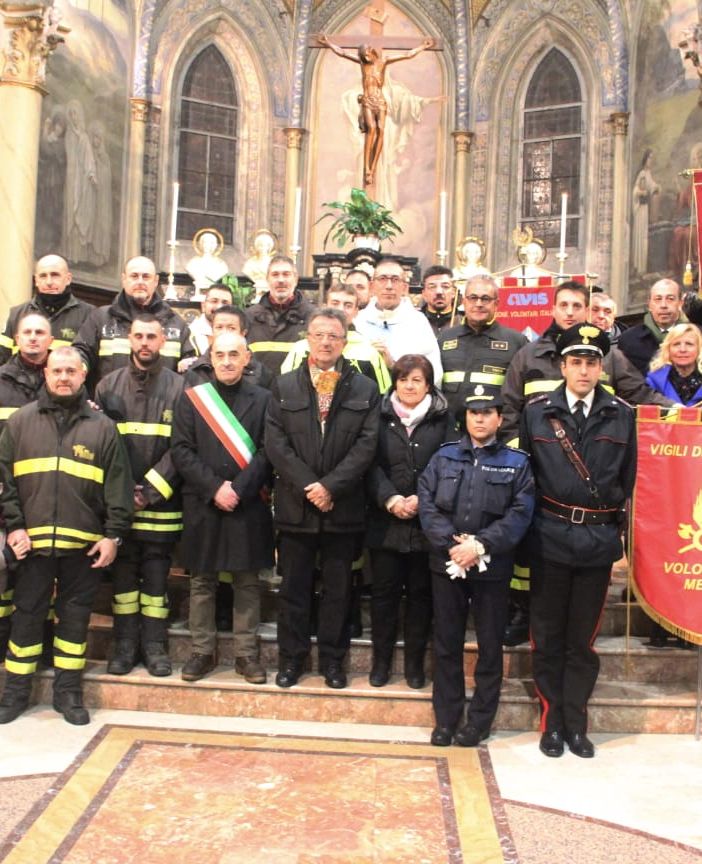 - (FOTONOTIZIA) - Mede: i vigili del fuoco hanno celebrato Santa Barbara