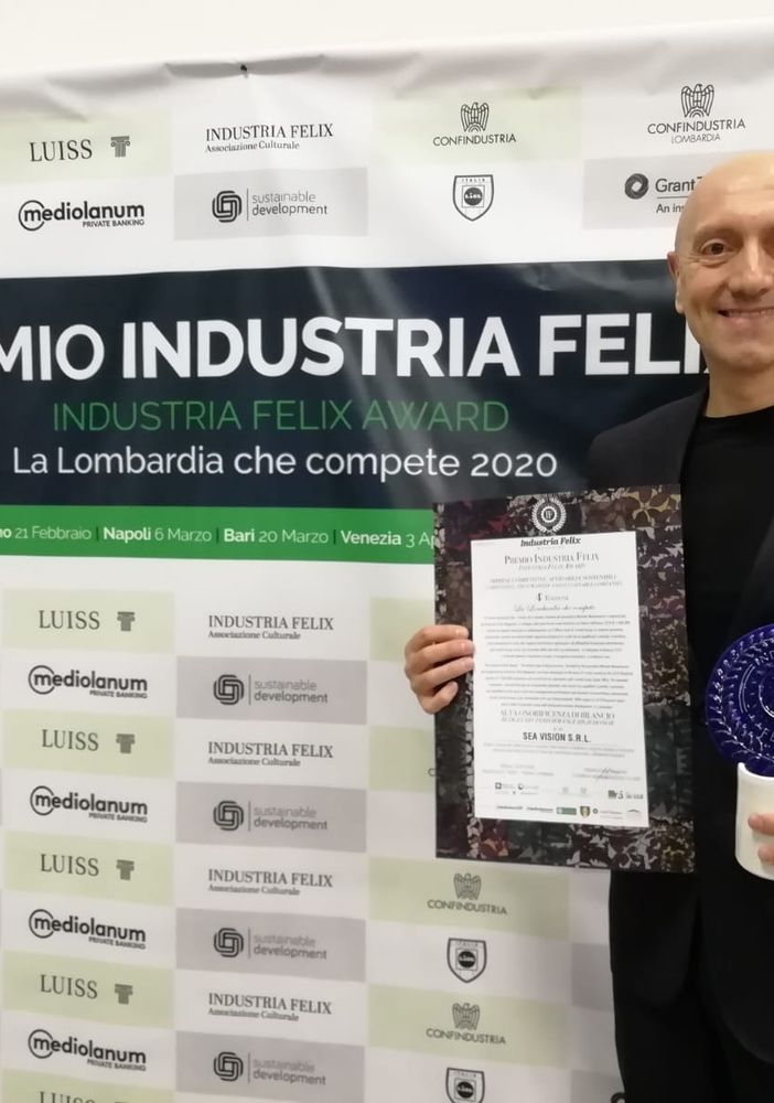 Miglior impresa del settore servizi innovativi della regione Lombardia e migliore impresa a vocazione internazionale della provincia di Pavia: da Industria Felix doppio riconoscimento per SEA Vision