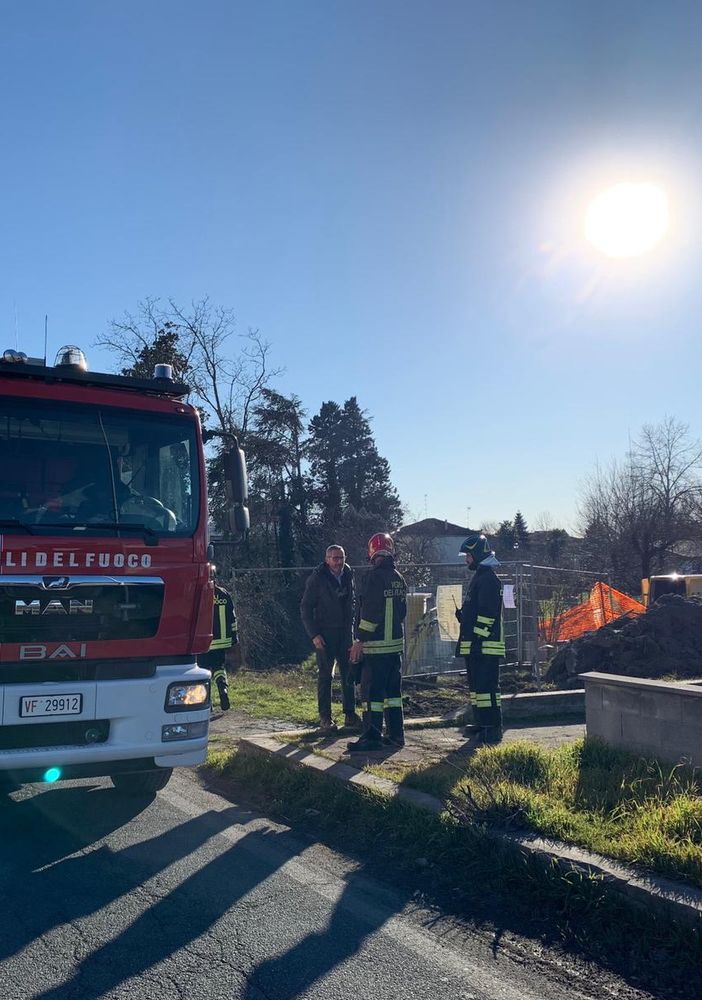 San Martino Siccomario: cede un tappo di una conduttura del gas, chiusa nel pomeriggio la provinciale 35