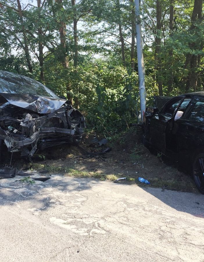 Mede: frontale fra due auto, interviene l'elisoccorso
