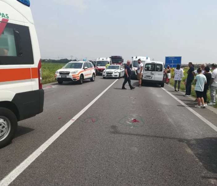 Gravissimo incidente sulla Milano Baggio, tra Cusago e Cisliano