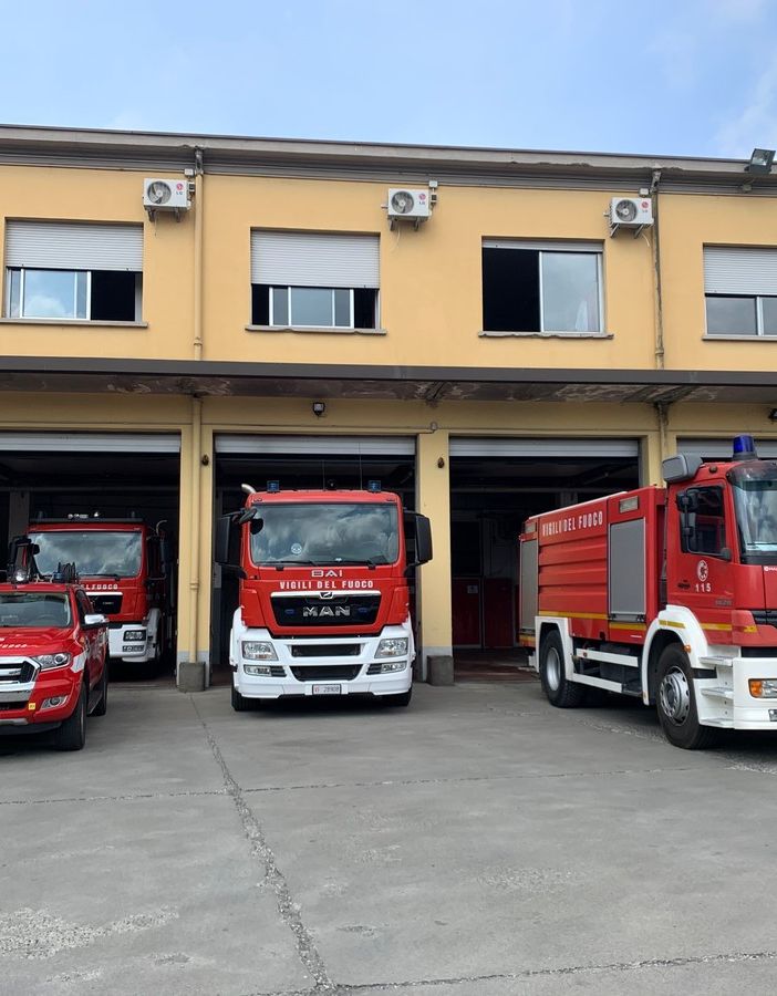 Pavia: il comando provinciale dei Vigili del Fuoco in prima linea nell'emergenza Covid-19