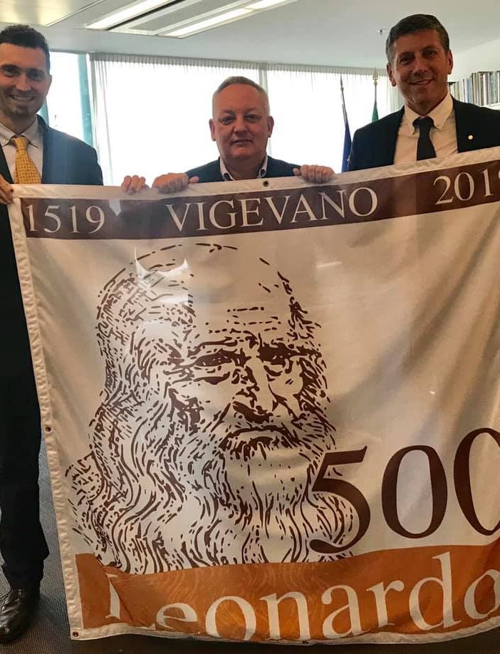 - FOTONOTIZIA - Vigevano: il sindaco Sala a Milano per presentare il programma di eventi su Leonardo