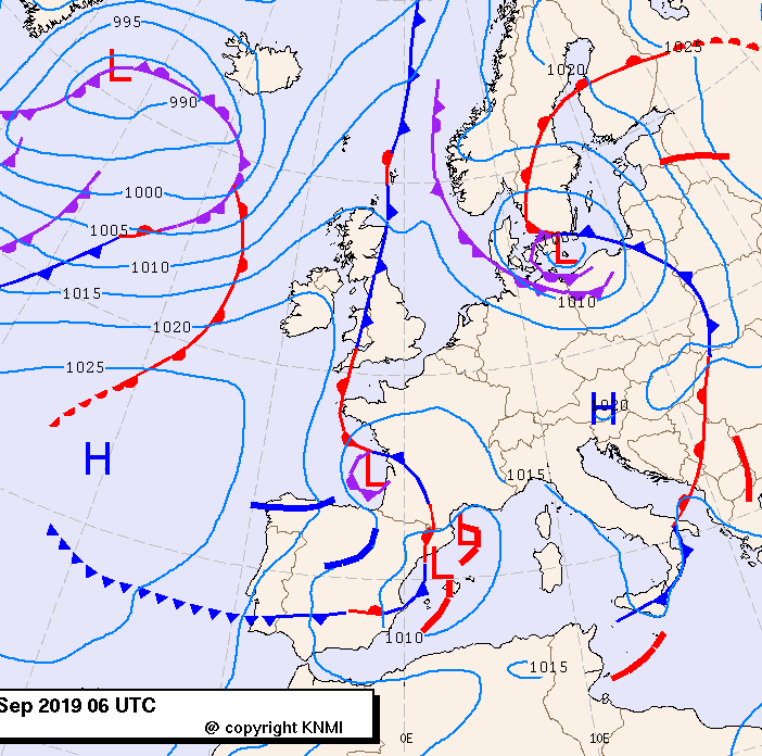 Previsioni meteo per martedì 10, mercoledì 11, giovedì 12 (settembre)