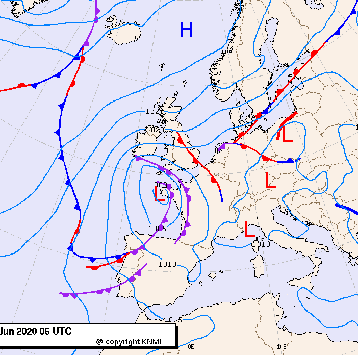 Previsioni meteo per giovedì 11, venerdì 12, sabato 13 (giugno)