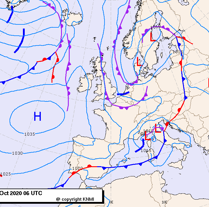 Previsioni meteo per domenica 11, lunedì 12, martedì 13 (ottobre)