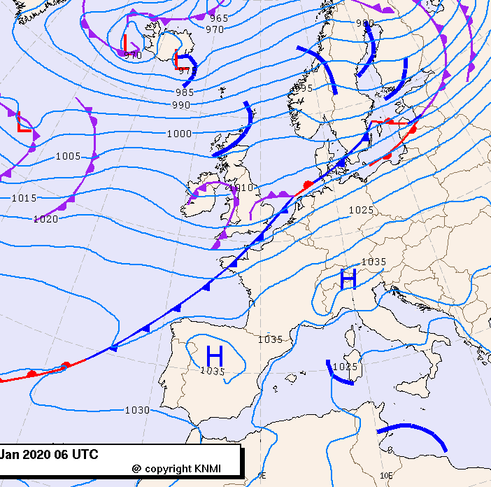 Previsioni meteo per domenica 12, lunedì 13, martedì 14 (gennaio)