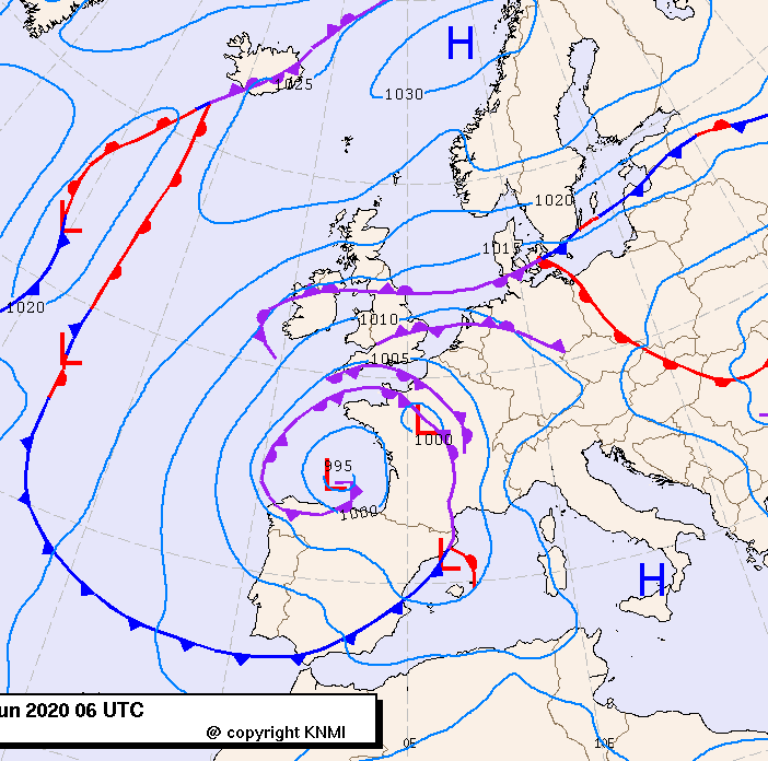 Previsioni meteo per venerdì 12, sabato 13, domenica 14 (giugno)