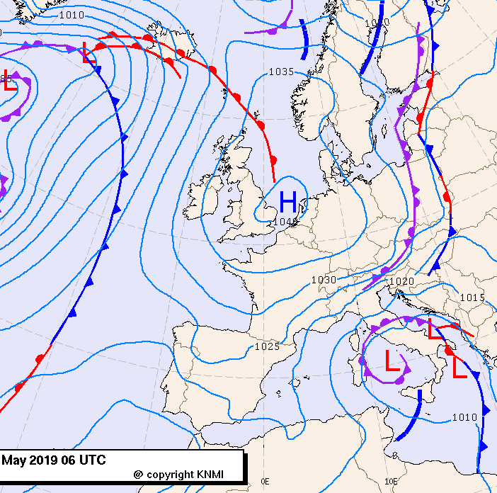 Previsioni meteo per lunedì 13, martedì 14, mercoledì 15 (maggio)