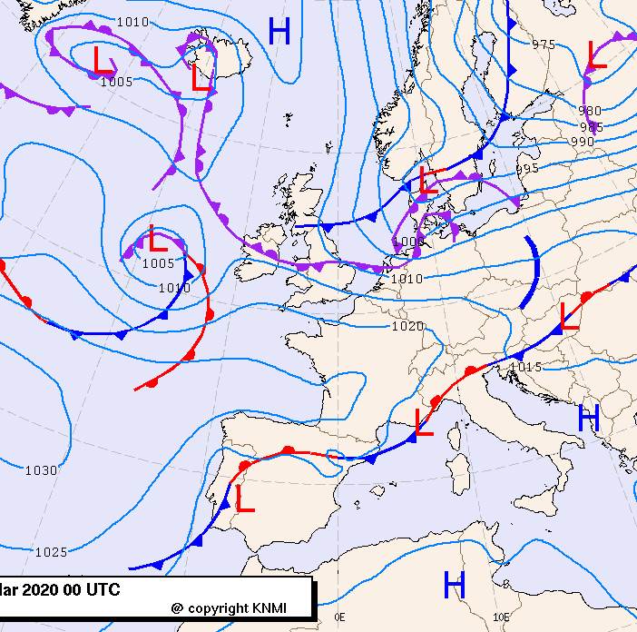 Previsioni meteo per venerdì 13, sabato 14, domenica 15 (marzo)