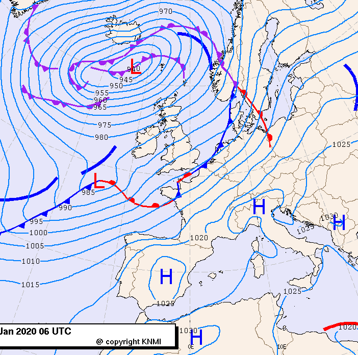 Previsioni meteo per martedì 14, mercoledì 15, giovedì 16 (gennaio)