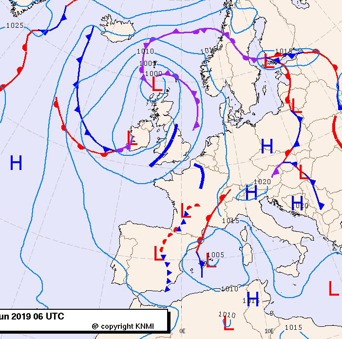 Previsioni meteo per venerdì 14, sabato 15, domenica 16 (giugno)