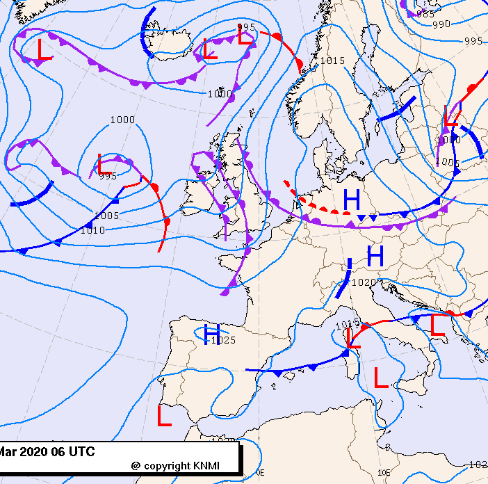 Previsioni meteo per sabato 14, domenica 15, lunedì 16 (marzo)