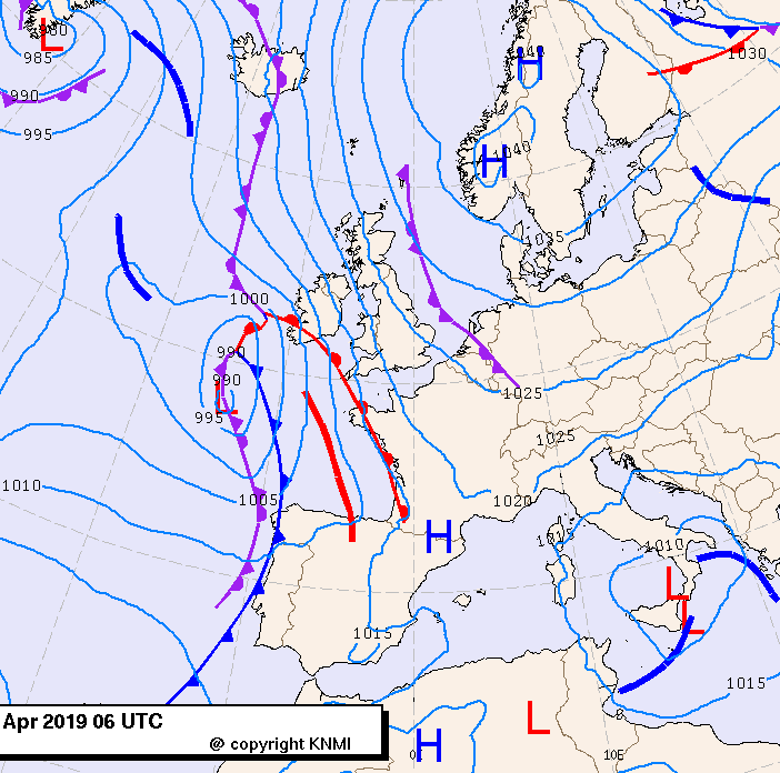 Previsioni meteo per lunedì 15, martedì 16, mercoledì 17 (aprile)
