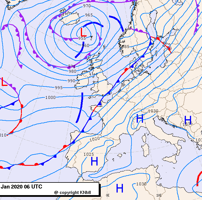 Previsioni meteo per mercoledì 15, giovedì 16, venerdì 17 (gennaio)