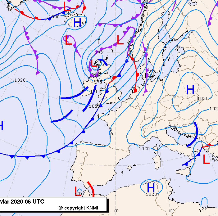 Previsioni meteo per domenica 15, lunedì 16, martedì 17 (marzo)