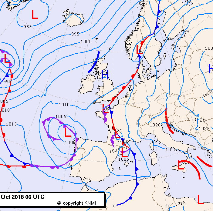 Previsioni meteo per lunedì 15, martedì 16, mercoledì 17 (ottobre)