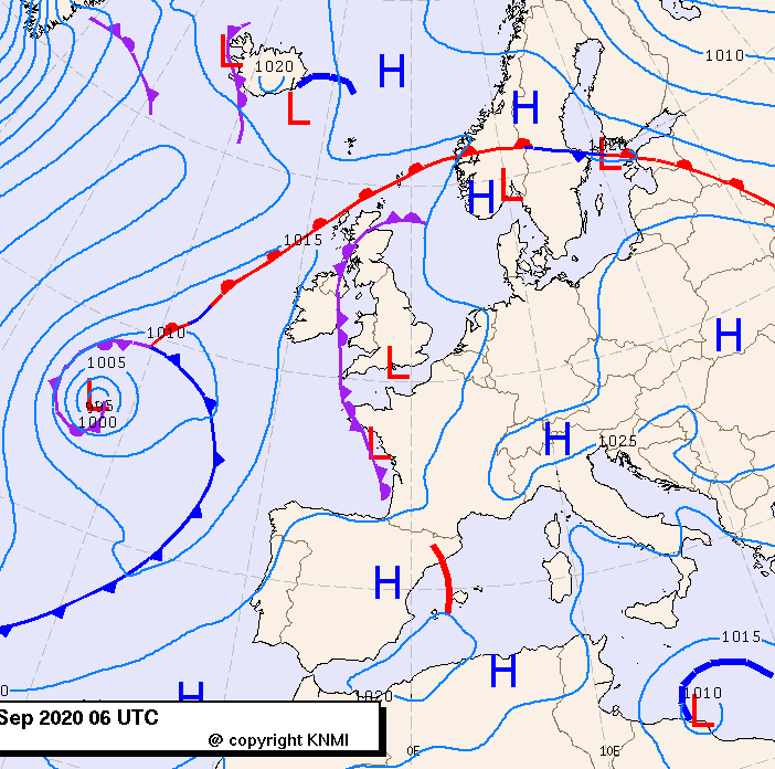 Previsioni meteo per martedì 14, mercoledì 15, giovedì 16 (settembre)