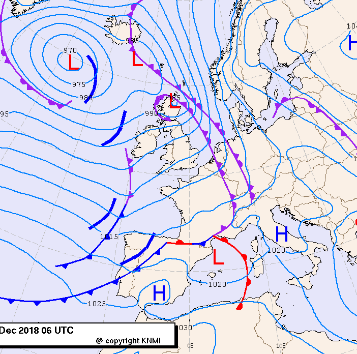 Previsioni meteo per domenica 16 e lunedì 17 (dicembre)